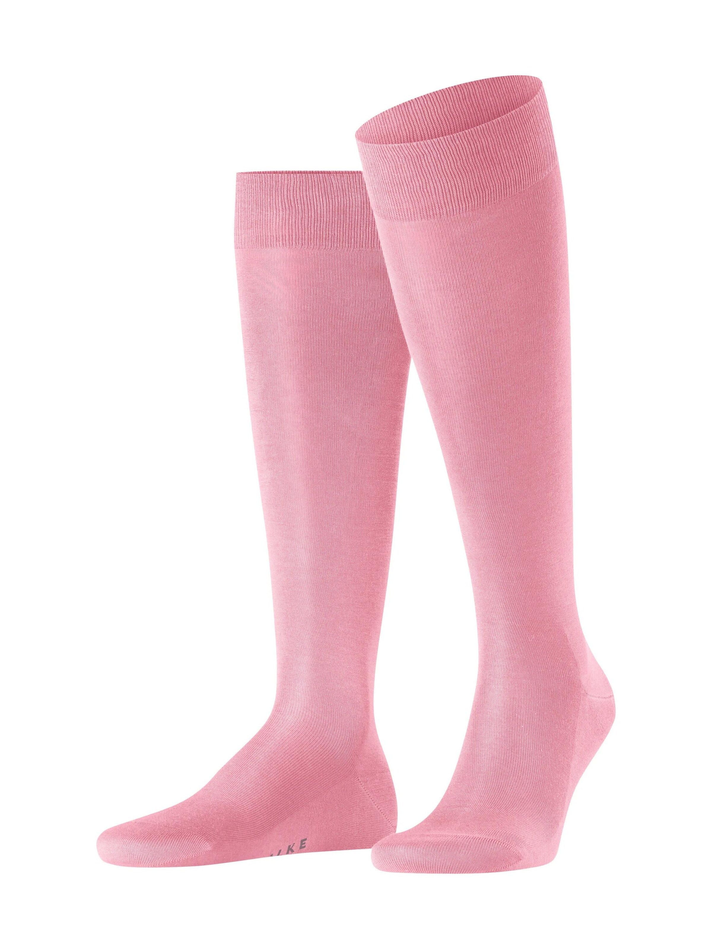 FALKE Kniestrümpfe 'Tiago'‌‌‌‌‌‌ in Pink: Vorderseite