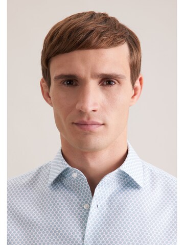 SEIDENSTICKER Regular fit Zakelijk overhemd 'Schwarze Rose' in Blauw