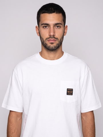 T-Shirt 'CARHARTT WIP SS WORKWEAR PKT TEE PORTER STRIPE MEDIUM WHITE' LEVI'S ® en blanc
