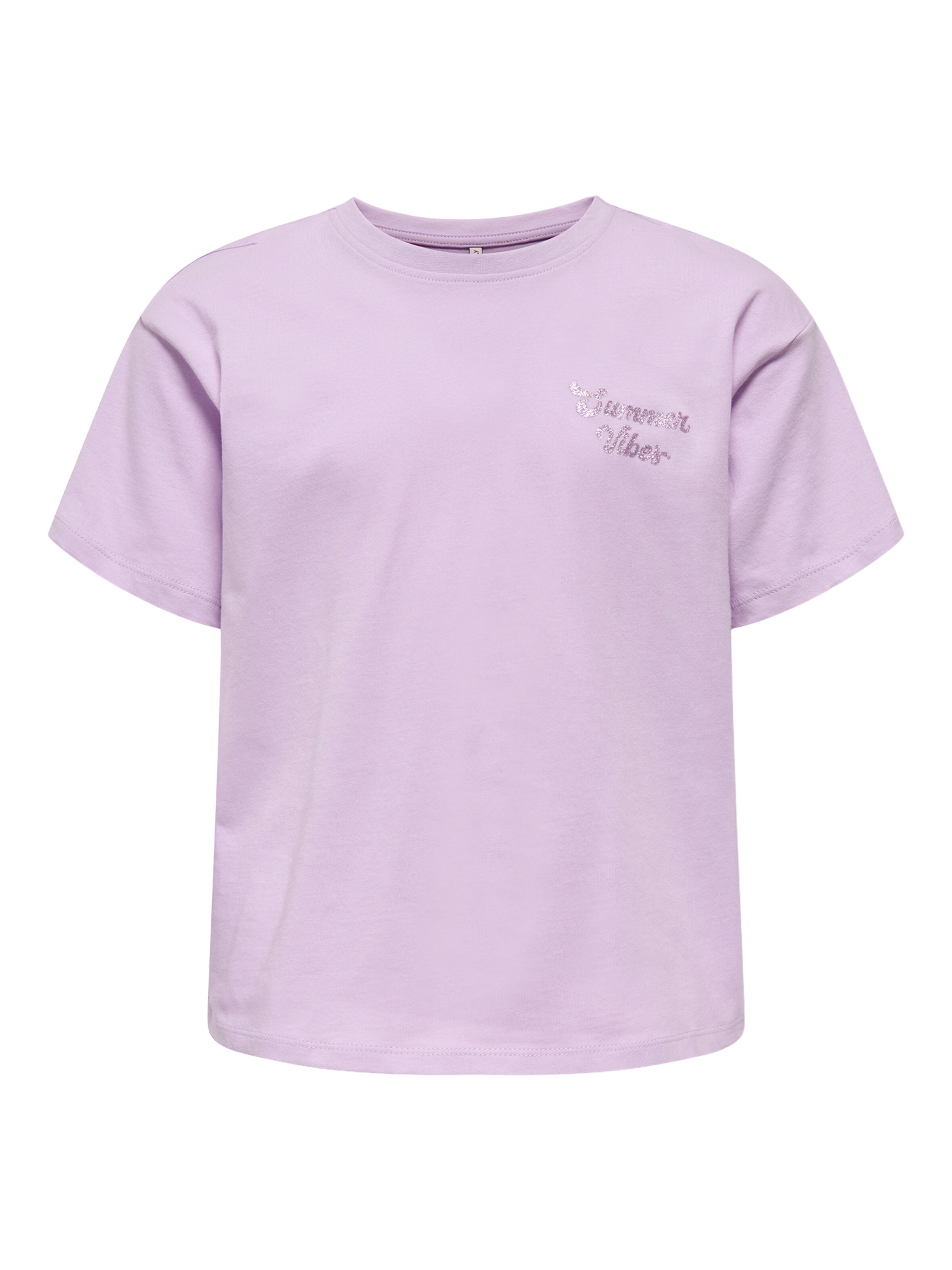 ONLY GIRLS Футболка в Лиловый: спереди