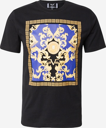 juoda 19V69 ITALIA Marškinėliai 'Rafael': priekis