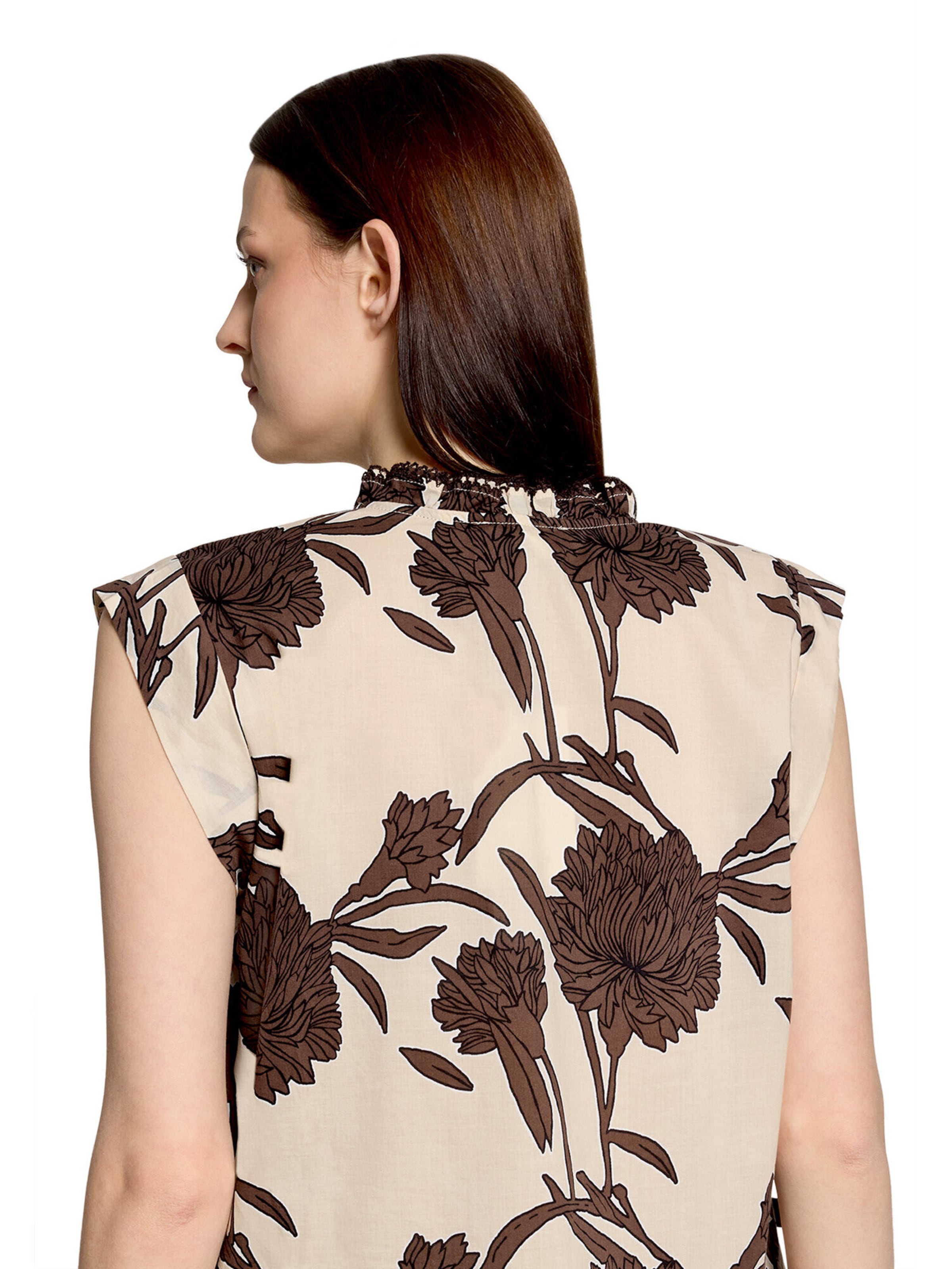 Cartoon Bluse in Beige