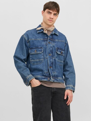 JACK & JONES Tussenjas 'Kevin ' in Blauw: voorkant