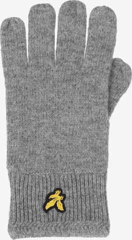 Gants 'Racked Rib' Lyle & Scott en gris : devant