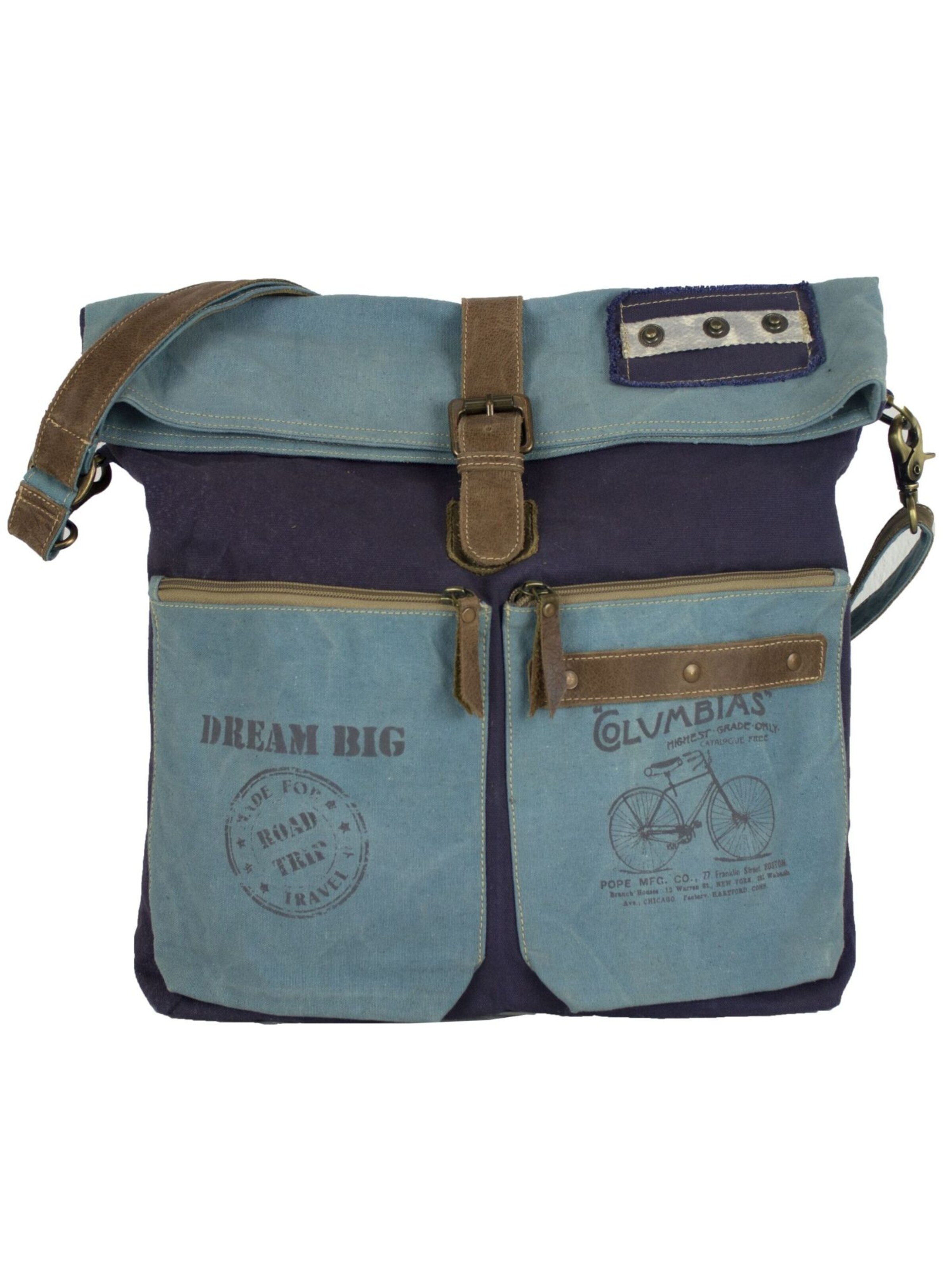 Sunsa Crossbody Bag 'Sunsa' in Blue: front