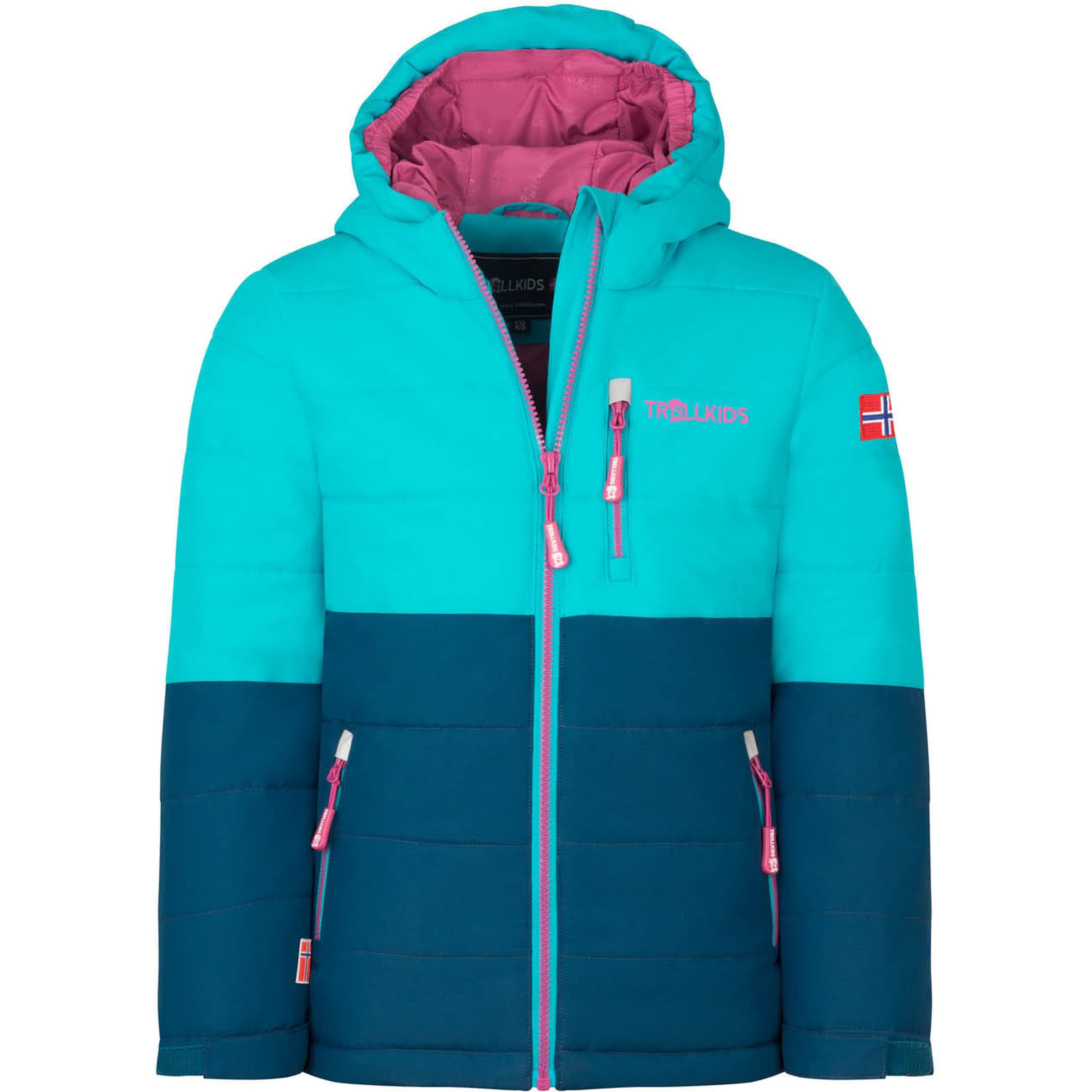 TROLLKIDS Regular Fit Sportjacke 'Hemsedal' in Blau: Vorderseite