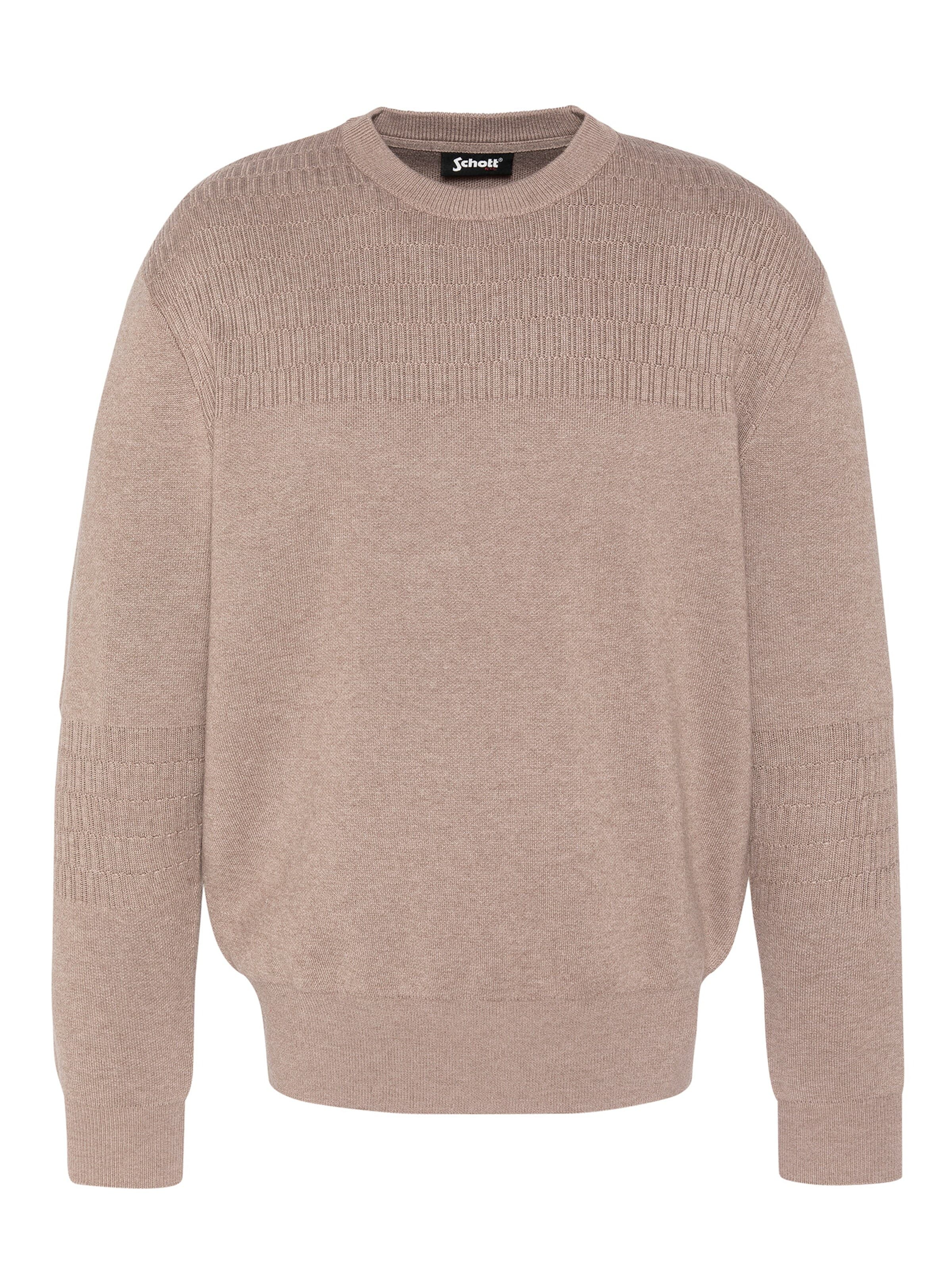 Pull-over Schott NYC en gris : devant