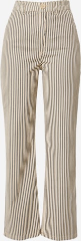 Monki - Loosefit Pantalón en beige: frente