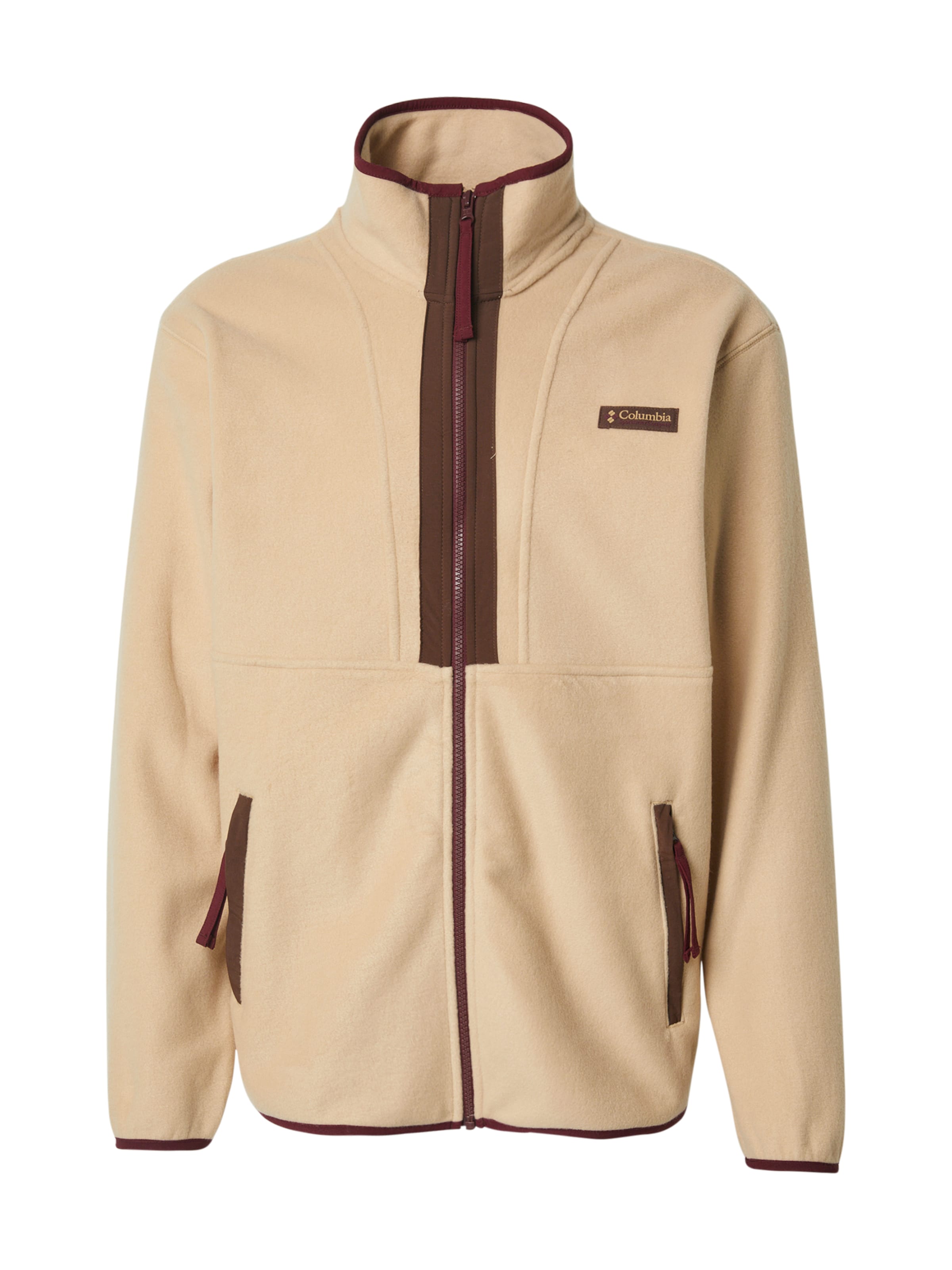 ruda COLUMBIA Funkcinis flisinis džemperis 'Backbowl II': priekis