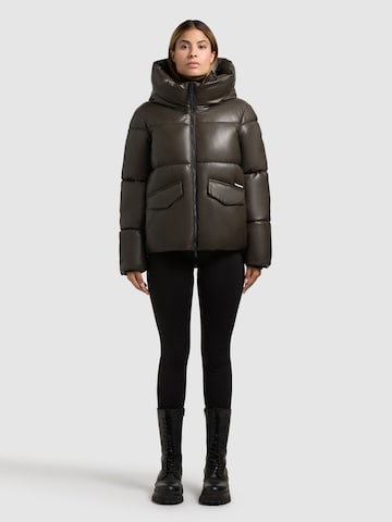 khujo Winter jacket 'Aurora' in Brown