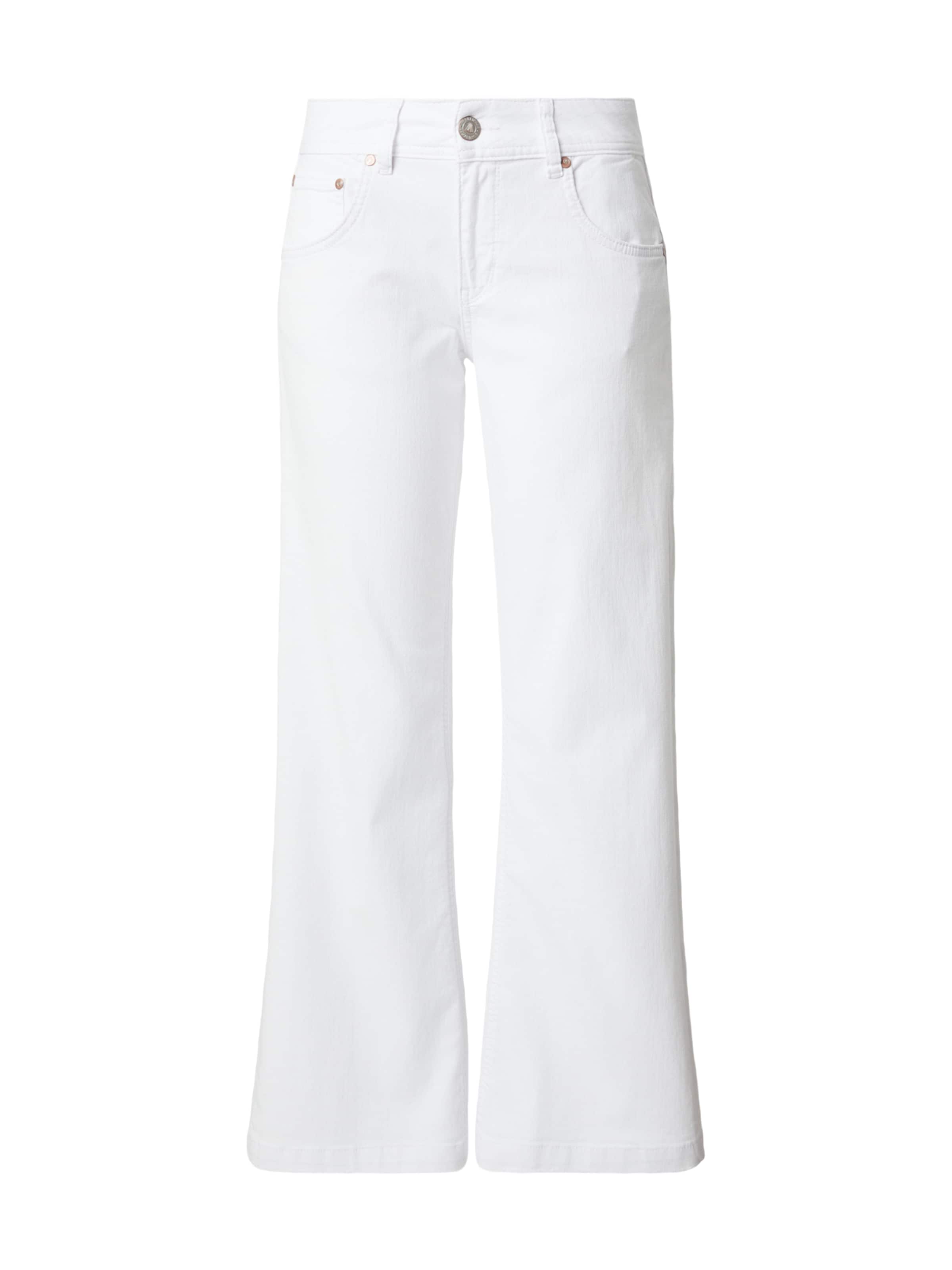 Herrlicher Bootcut Farkut värissä valkoinen: etupuoli