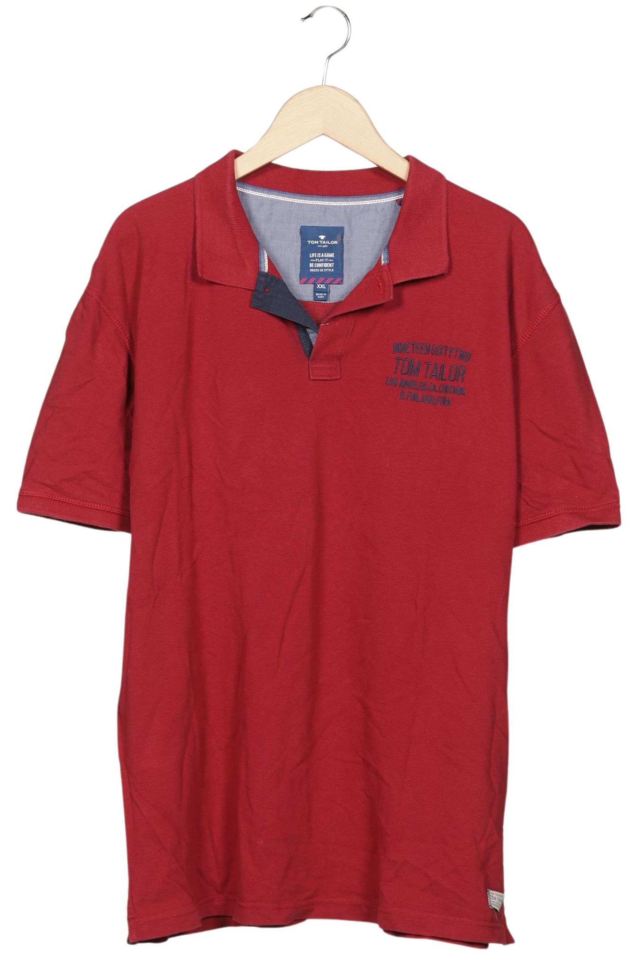 TOM TAILOR Shirt in XXL in Red: front