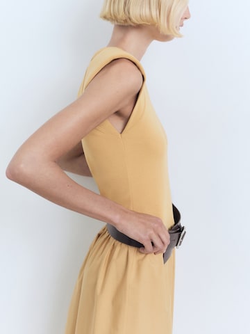 MANGO Jurk 'ROBERTA' in Bruin