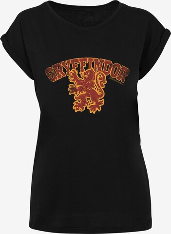 F4NT4STIC Shirt 'Harry Potter Gryffindor' in Zwart: voorkant