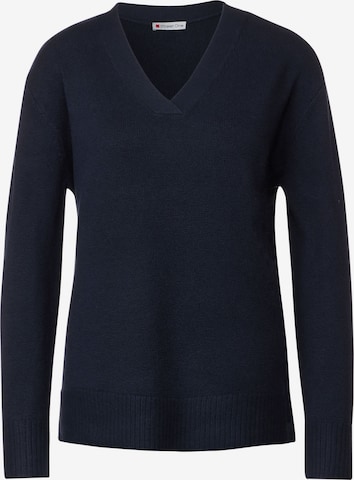 STREET ONE Sweater in Blue: front