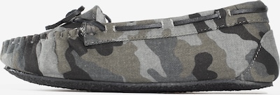 Mokasinai iš Minnetonka, spalva – pilka / žalia / juoda, Prekių apžvalga