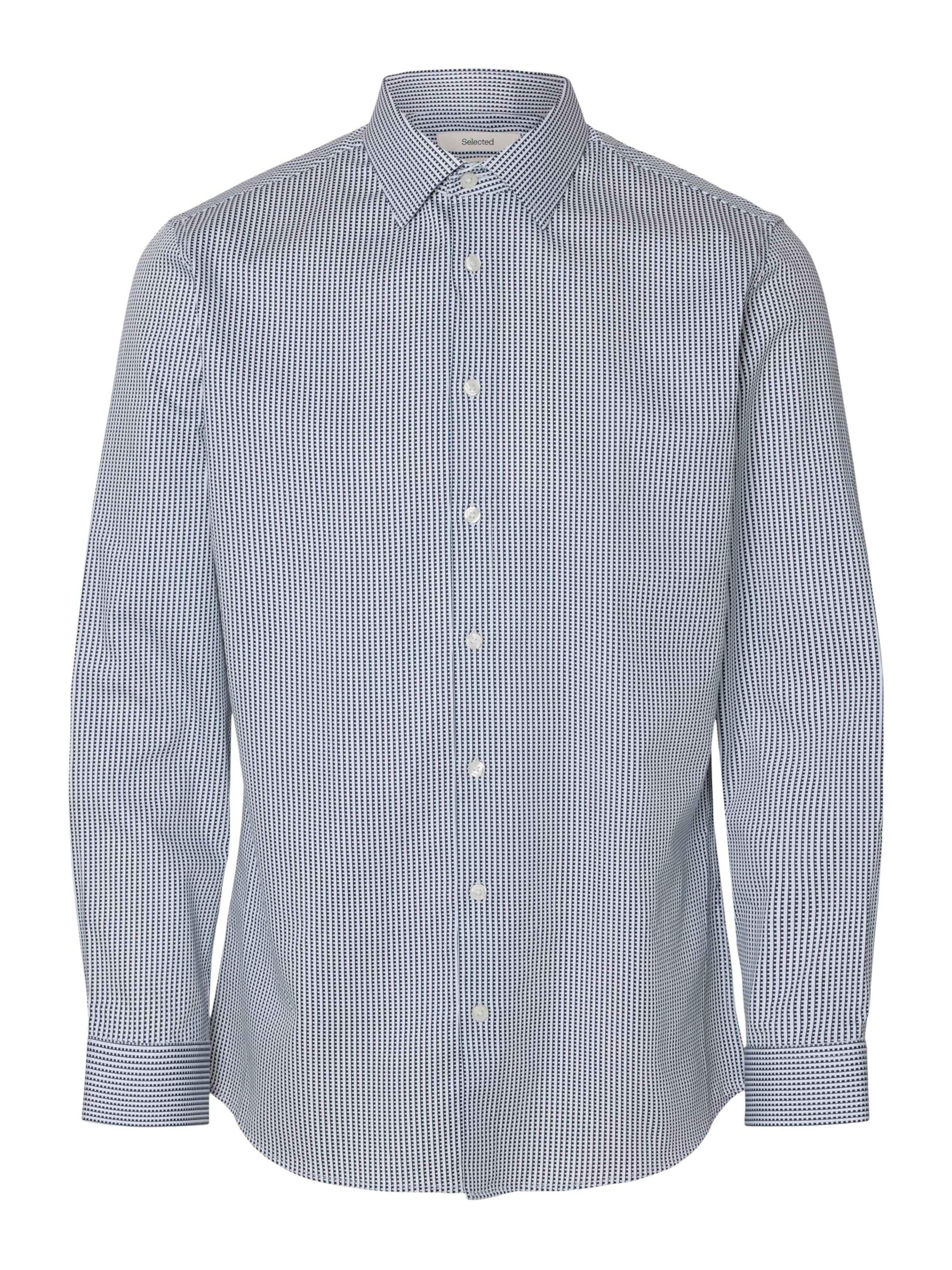 SELECTED Slim fit Button Up Shirt 'SLHMANCE' in Blue: front