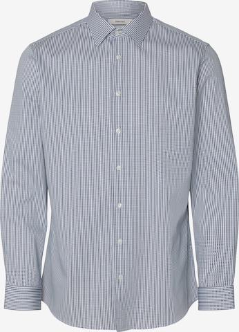 mėlyna SELECTED Priglundantis modelis Marškiniai 'SLHMANCE': priekis