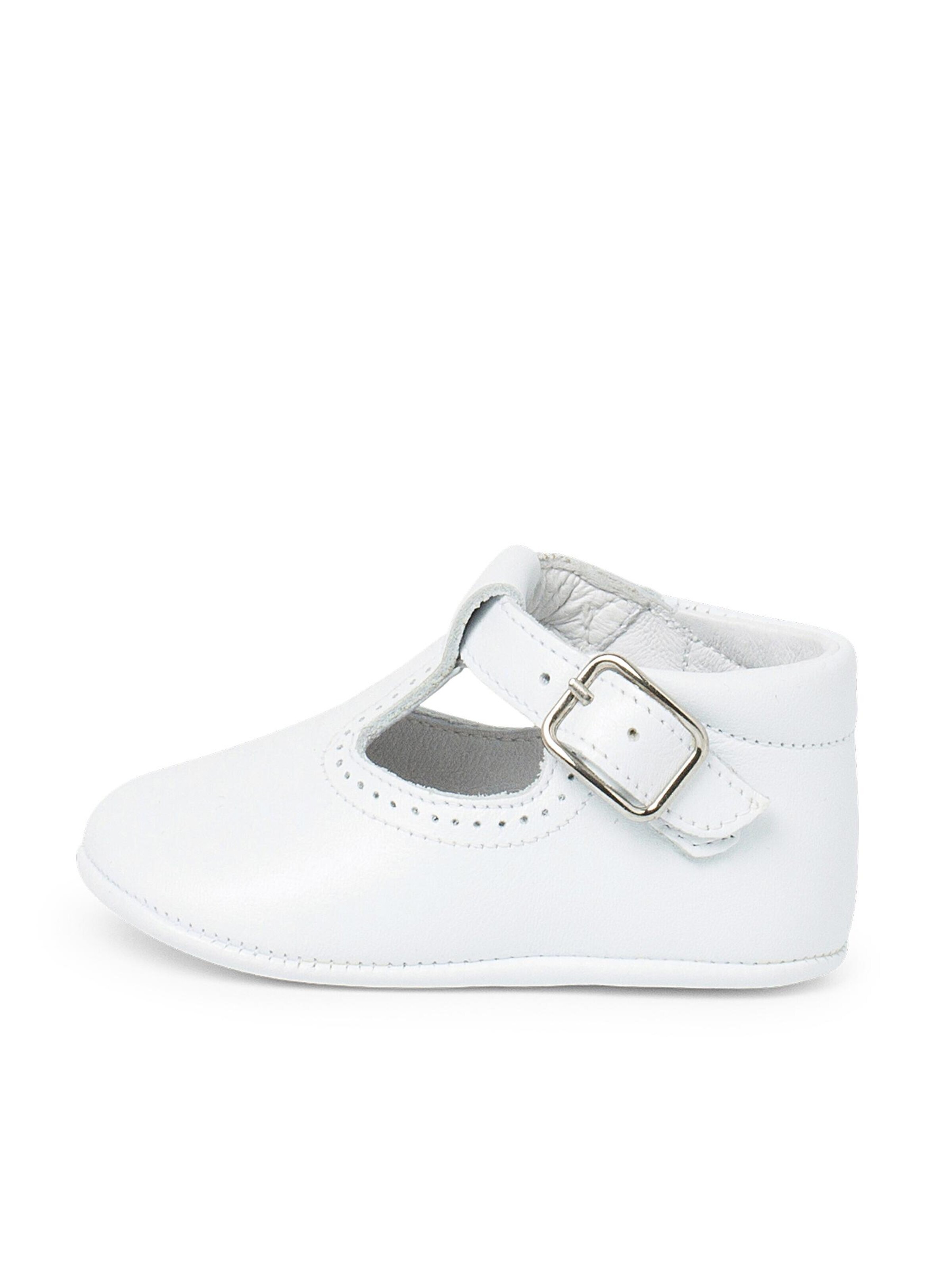Pisamonas First-Step Shoes in White