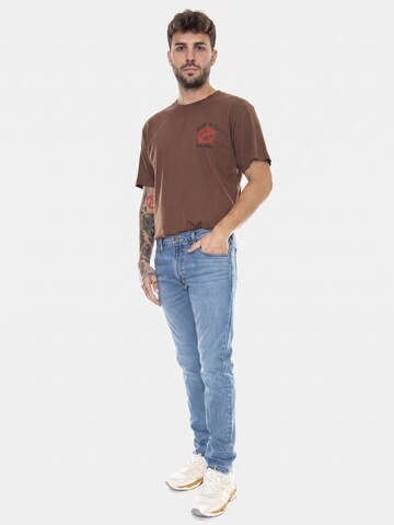 Lee Baggy Jeans 'Rider Downtwon Denim Jeans' i blå: forside