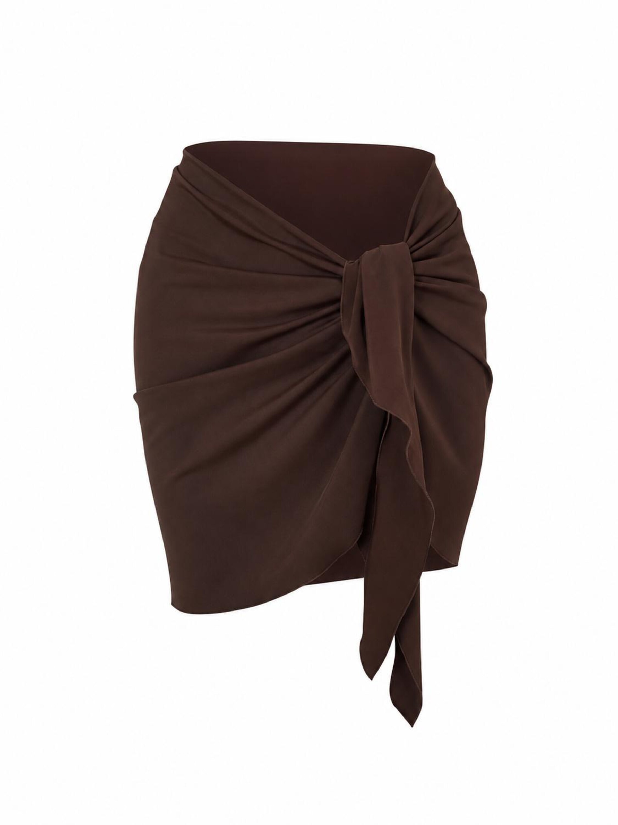 Uniqueswimwear Bikini bottom 'Toscane mini sarong' in Brown