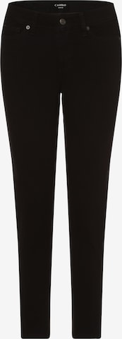 Cambio Slim fit Pants 'Piper' in Black: front