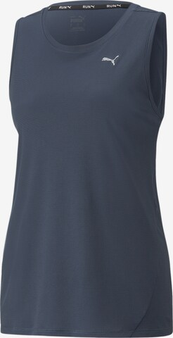 PUMA Sporttop in Blauw: voorkant