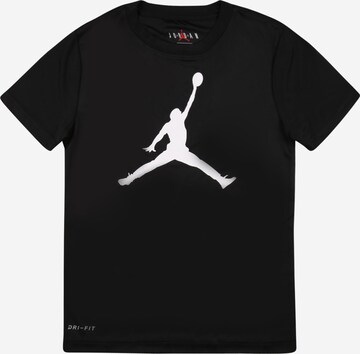 Tricou de la Jordan pe negru: față