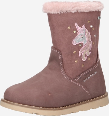 TOM TAILOR Boot in Pink: front