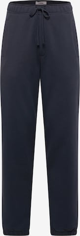 ABOUT YOU x Alvaro Soler Tapered Pants 'Matti' in Blue: front