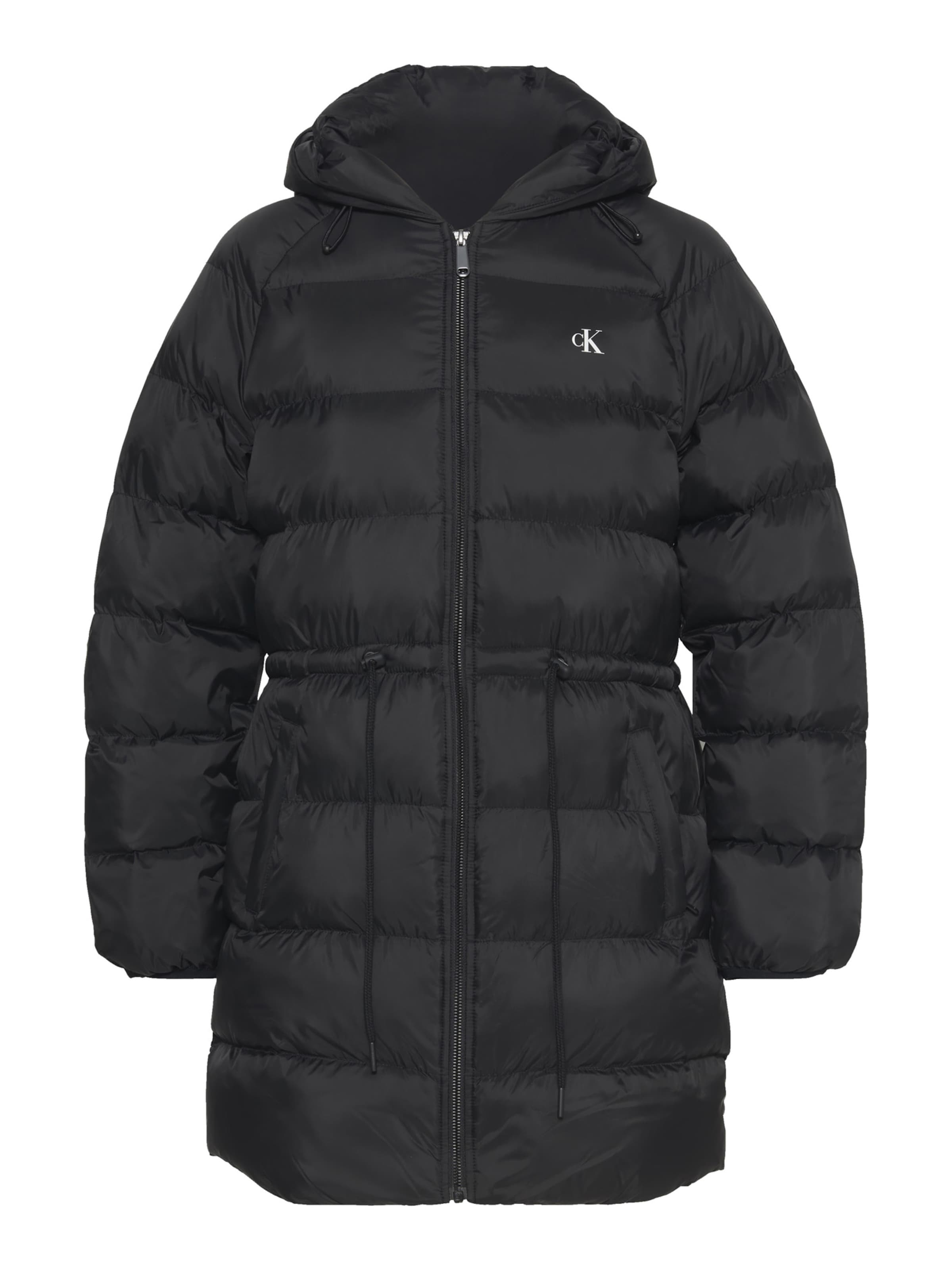 Calvin Klein Jeans Zimski plašč | črna barva: sprednja stran