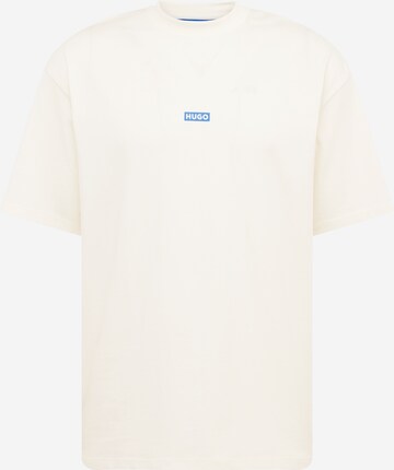 HUGO - Camiseta 'Nalono' en blanco: frente