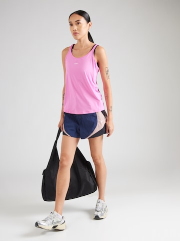 NIKE Спортивный топ 'ONE CLSC' в Ярко-розовый