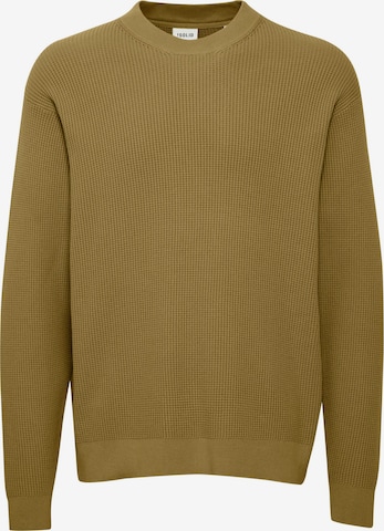 !Solid Trui 'Hami' in Groen: voorkant