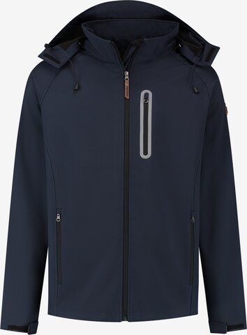 Travelin Winter Jacket 'Tage' in Blue: front