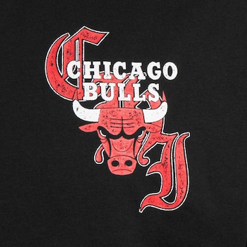 NEW ERA Functioneel shirt 'NBA Chicago Bulls' in Zwart
