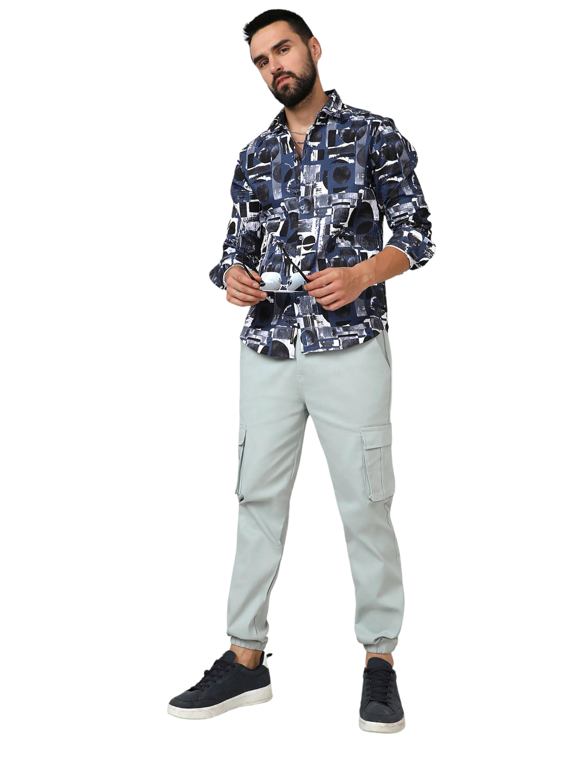 Campus Sutra Klasický střih Košile 'Pablo' – mix barev