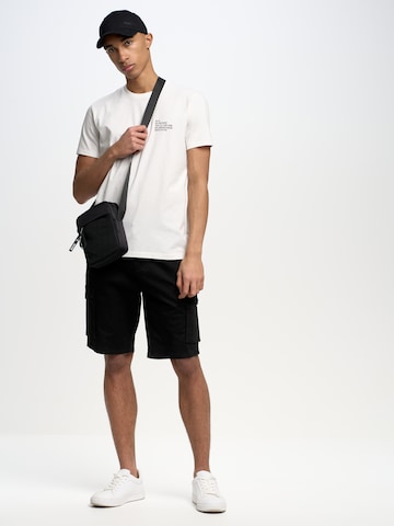regular Jeans cargo 'MORRIS' di BIG STAR in nero