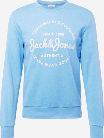 JACK & JONES Sweatshirt 'FOREST' in Blau: predná strana