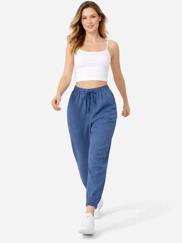 fashionshowcase Loose fit Pants 'SOREYA' in Blue: front