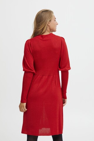 Fransa Knit dress 'dedana Dr 1' in Red