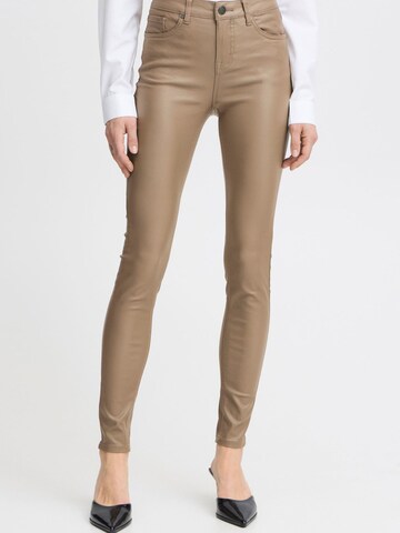 b.young - Skinny Pantalón ' Kato ' en beige: frente