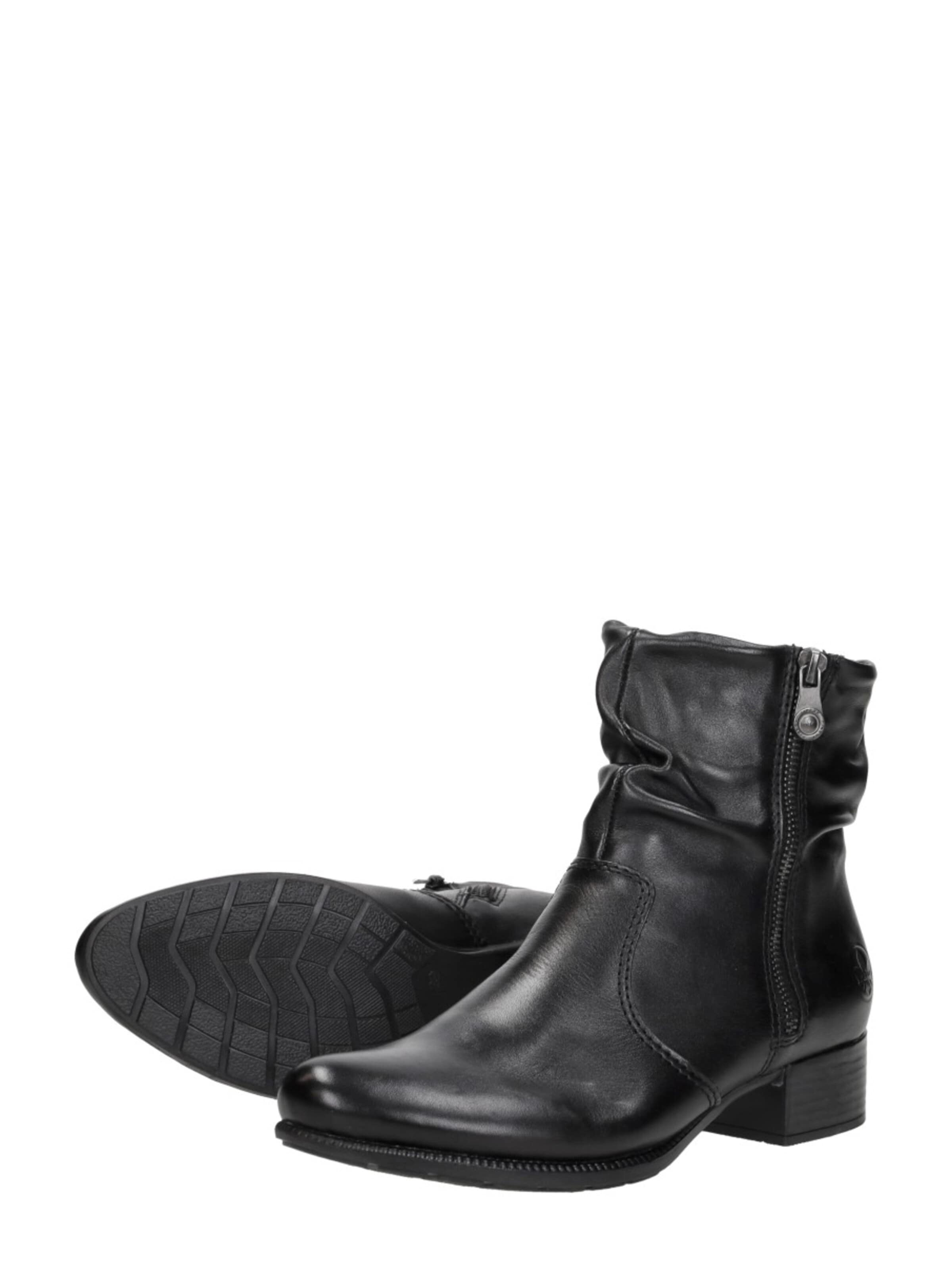 Boots 'Enkellaarsjes Hak' Rieker en noir
