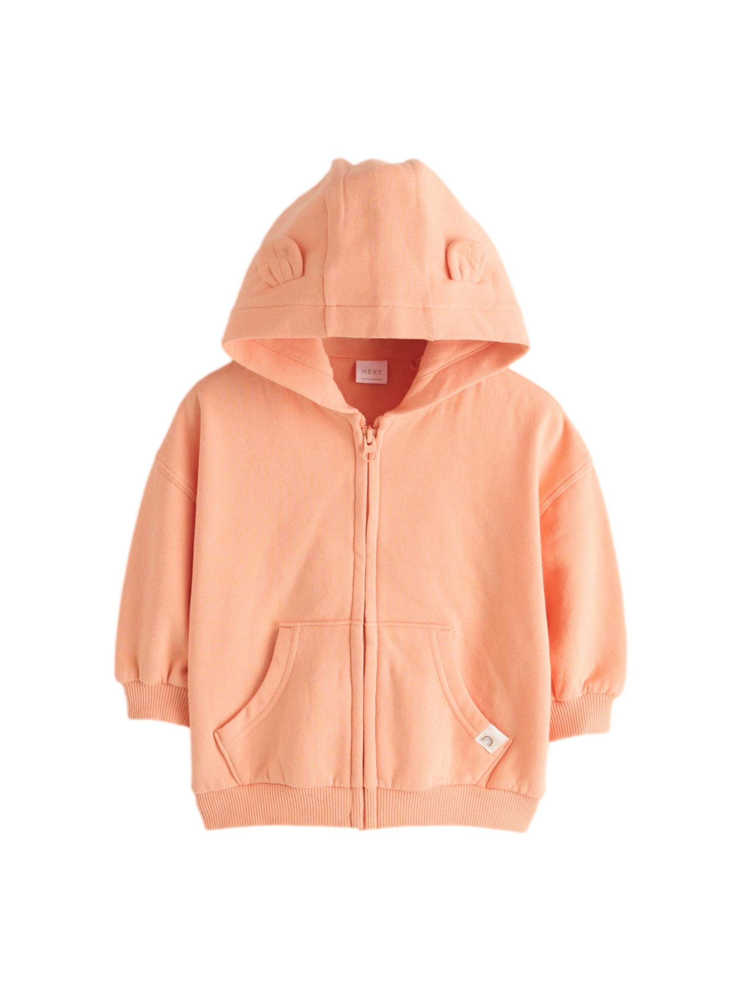 Next Sweatvest in Oranje: voorkant