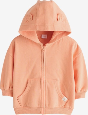 Next Sweatvest in Oranje: voorkant