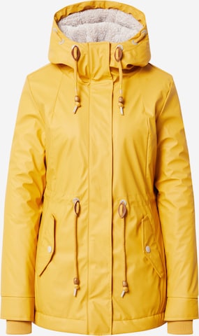 Parka d’hiver 'MONADIS' Ragwear en jaune : devant