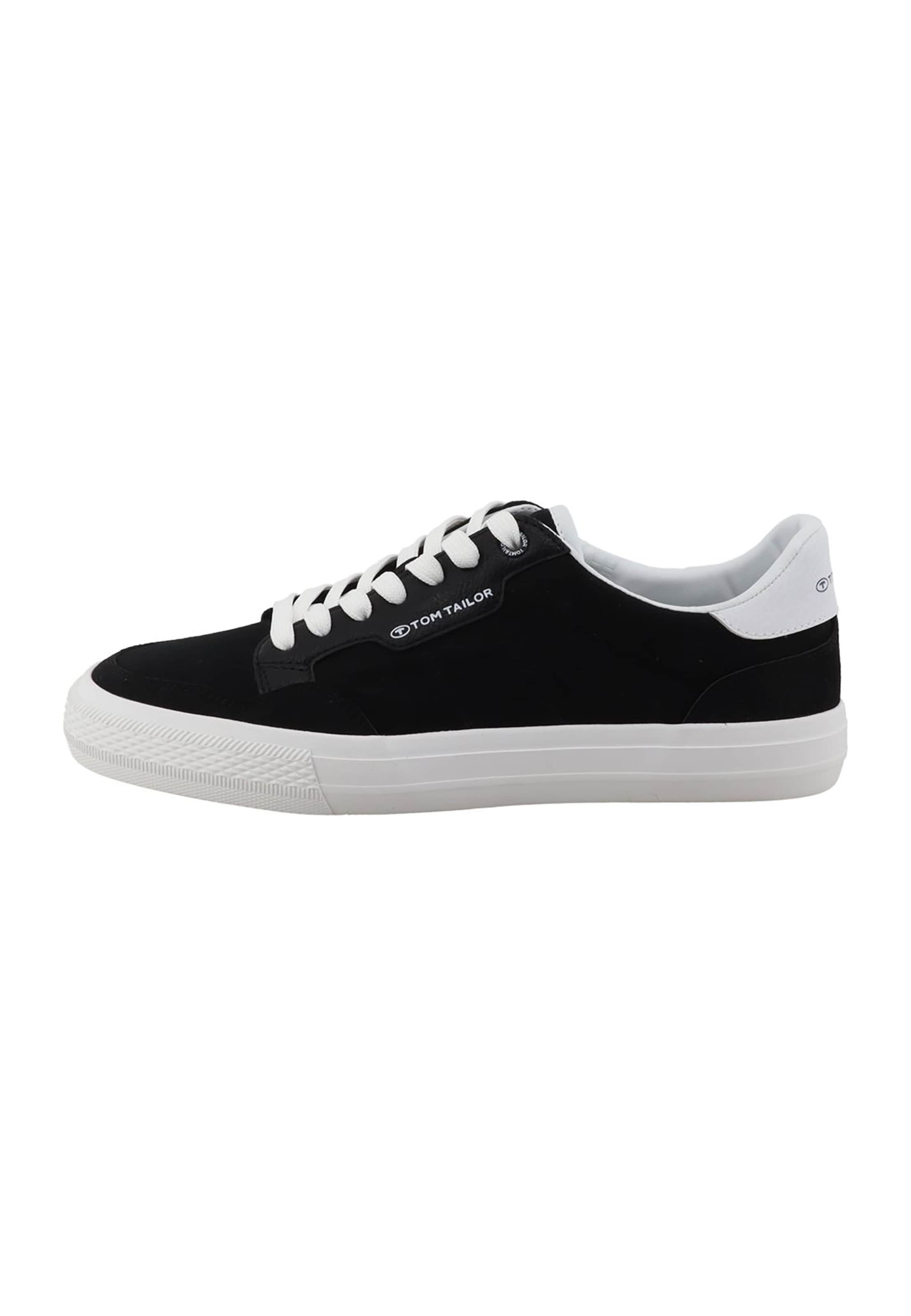 TOM TAILOR Sneakers laag in Zwart