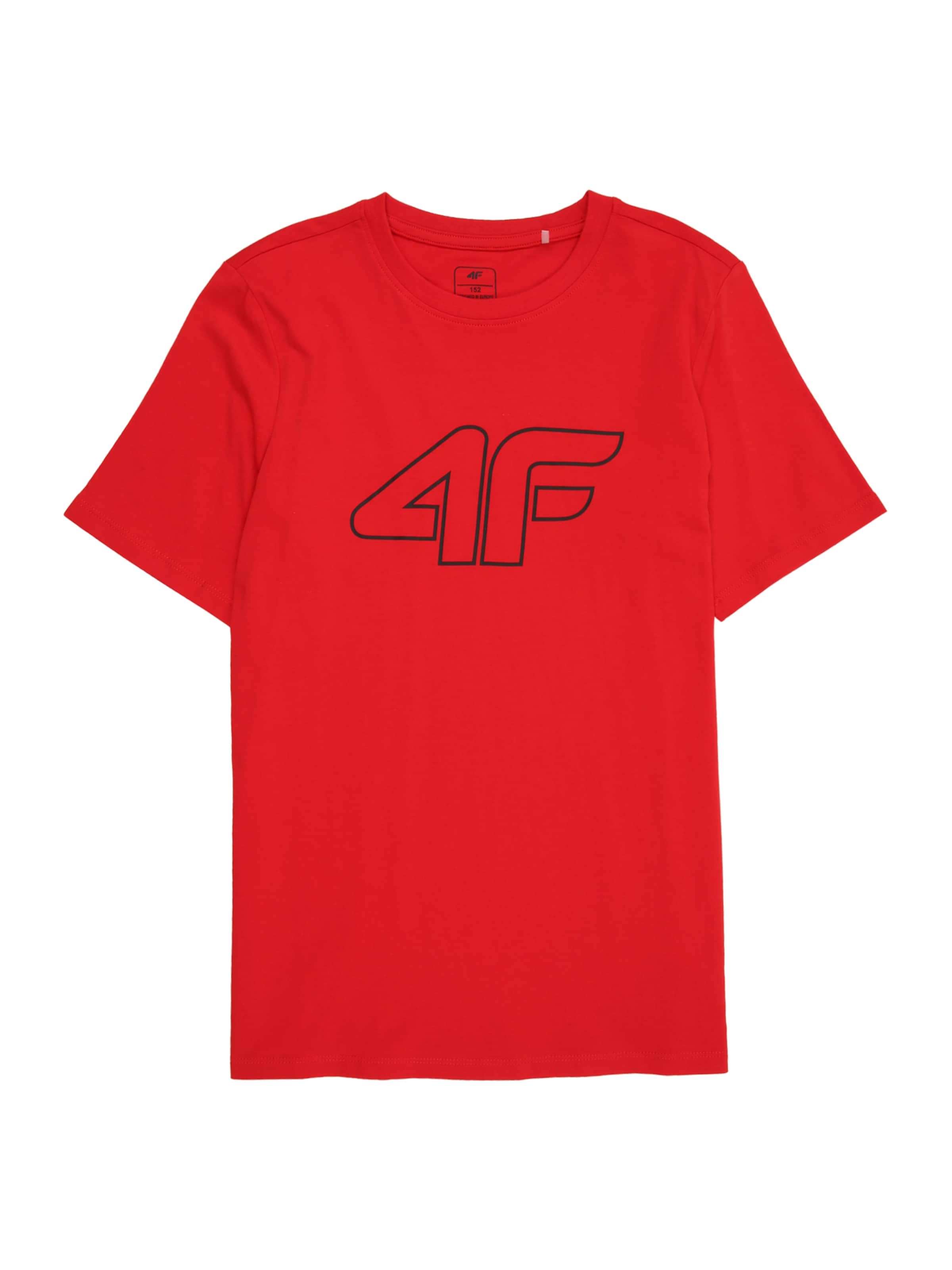 Tricou funcțional de la 4F Junior pe roșu: față