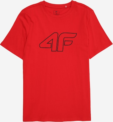 Tricou funcțional de la 4F Junior pe roșu: față