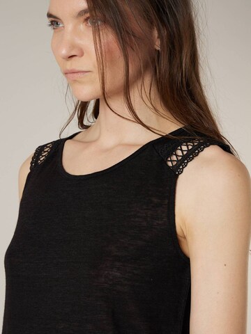 Haut 'Sally' Deeluxe en noir